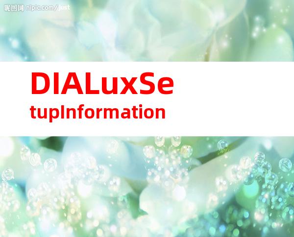 DIALuxSetupInformation
