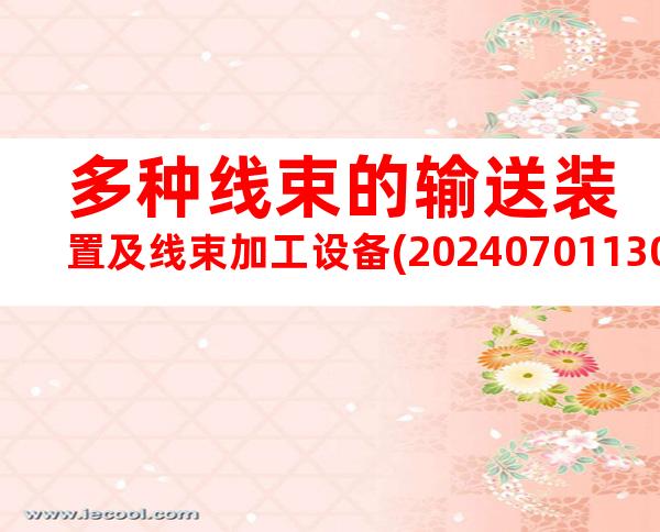 多种线束的输送装置及线束加工设备(20240701130528)