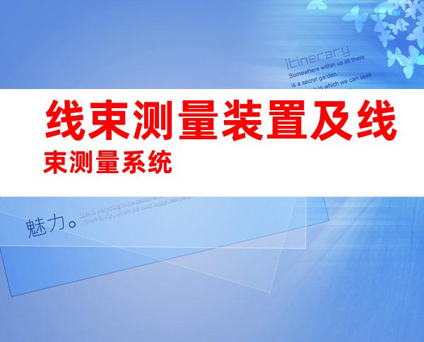 线束测量装置及线束测量系统