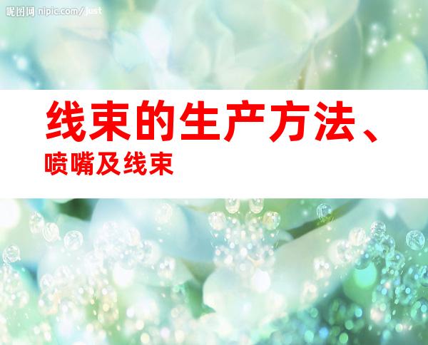 线束的生产方法、喷嘴及线束