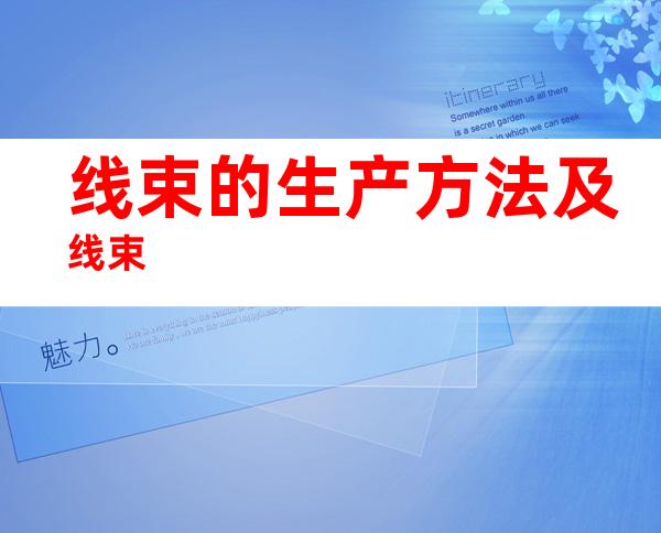 线束的生产方法及线束