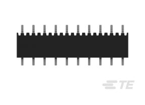 TE AMPMODU 2 mm连接器 2MM-R-S11-HS-00-H-TR产品图纸