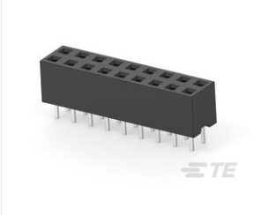 TE AMPMODU 2 mm连接器 2MM-R-D09-VT-01-F-TRP产品图纸