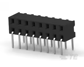 TE AMPMODU 2 mm连接器 2MM-R-D09-HT-03-F-TB产品图纸
