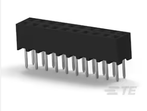 TE AMPMODU 2 mm连接器 2MM-R-D10-VT-01-T-TBP产品图纸