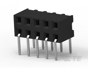TE AMPMODU 2 mm连接器 2MM-R-D06-HT-02-H-TB产品图纸
