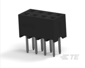 TE AMPMODU 2 mm连接器 2MM-R-D04-VT-02-F-TB产品图纸