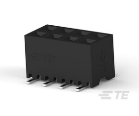 TE AMPMODU 2 mm连接器 2MM-R-D04-VS-00-M-TRP产品图纸
