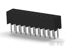 TE AMPMODU 2 mm连接器 2MM-R-D18-VT-02-H-TB产品图纸