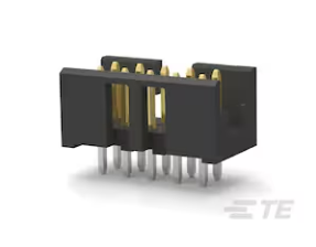 TE AMPMODU 2 mm连接器 2MM-HSD-D06-VT-01-H-TB产品图纸