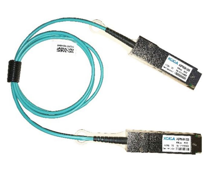 Amphenol 100Gb/s QSFP28有源光缆(AOC) AQP-XPB4-005产品图纸