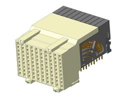 Amphenol AirMax VSe® High-Speed Backplane Connector 10129146-101LF产品图纸