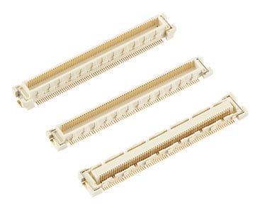 Amphenol BergStak® FX10 0.50毫米板对板连接器 10147520-144-SHLF产品图纸