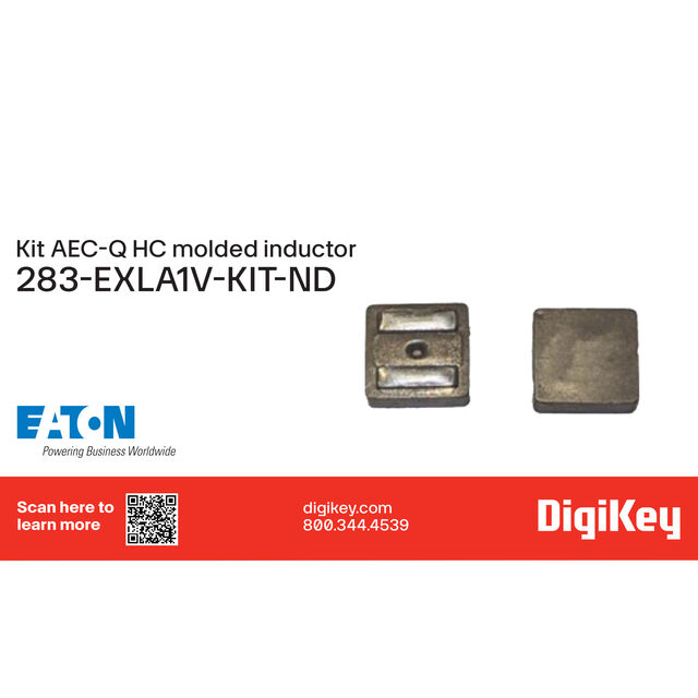 Eaton - Electronics Division   EXLA1V04, EXLA1V05, EXLA1V06, EXLA1V07, EXLA1V08, EXLA1V10系列 EXLA1V-KIT产品规格书