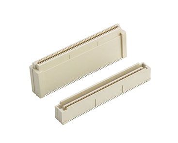 Amphenol Bergstak® 0.80mm 毫米间距夹板连接器 61082-043406LF产品图纸